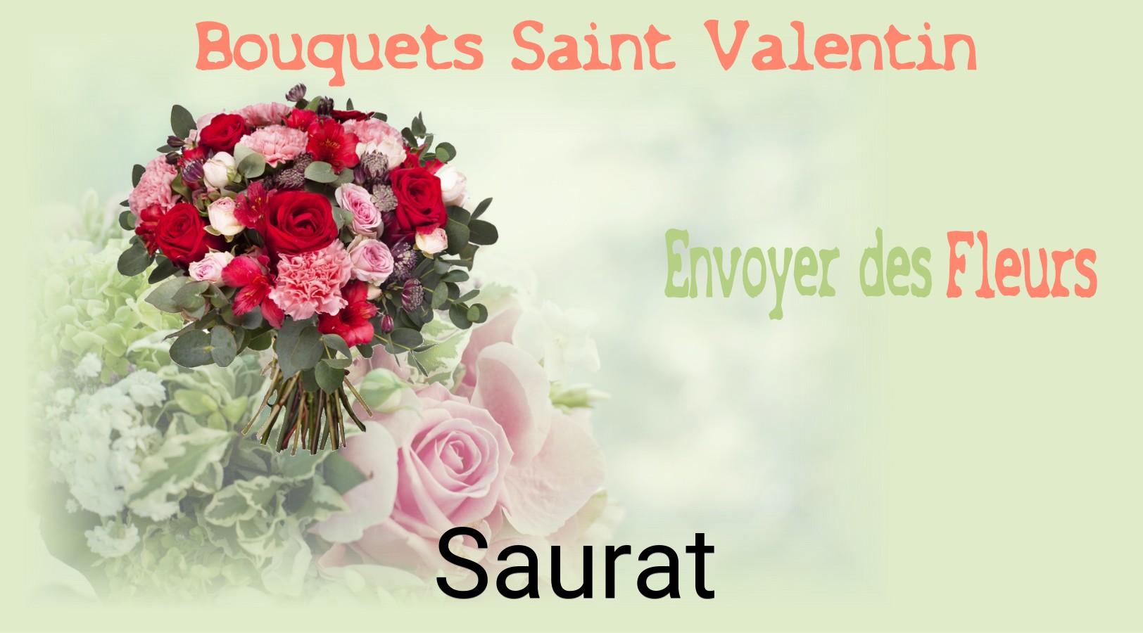 Roses de Saint-Valentin livrées à Saurat